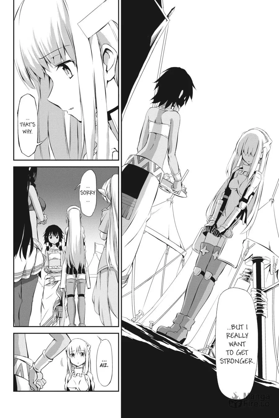 Is It Wrong to Try to Pick Up Girls in a Dungeon? On the Side: Sword Oratoria Chapter 1 page 45 - 