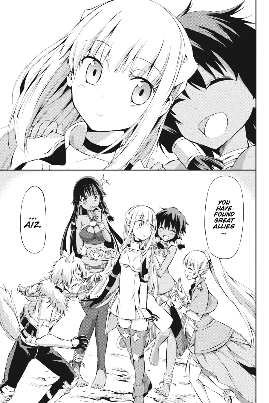 Is It Wrong to Try to Pick Up Girls in a Dungeon? On the Side: Sword Oratoria Chapter 1 page 49 - 