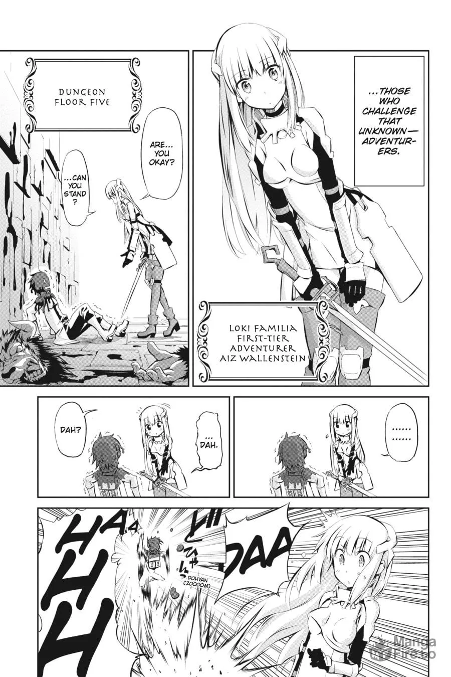 Is It Wrong to Try to Pick Up Girls in a Dungeon? On the Side: Sword Oratoria Chapter 1 page 6 - 