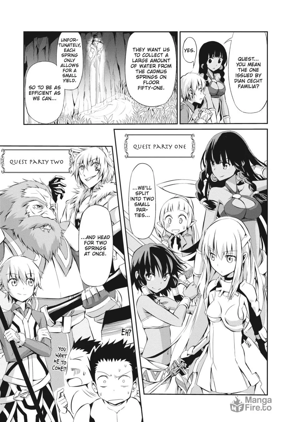 Is It Wrong to Try to Pick Up Girls in a Dungeon? On the Side: Sword Oratoria Chapter 1 page 51 - 
