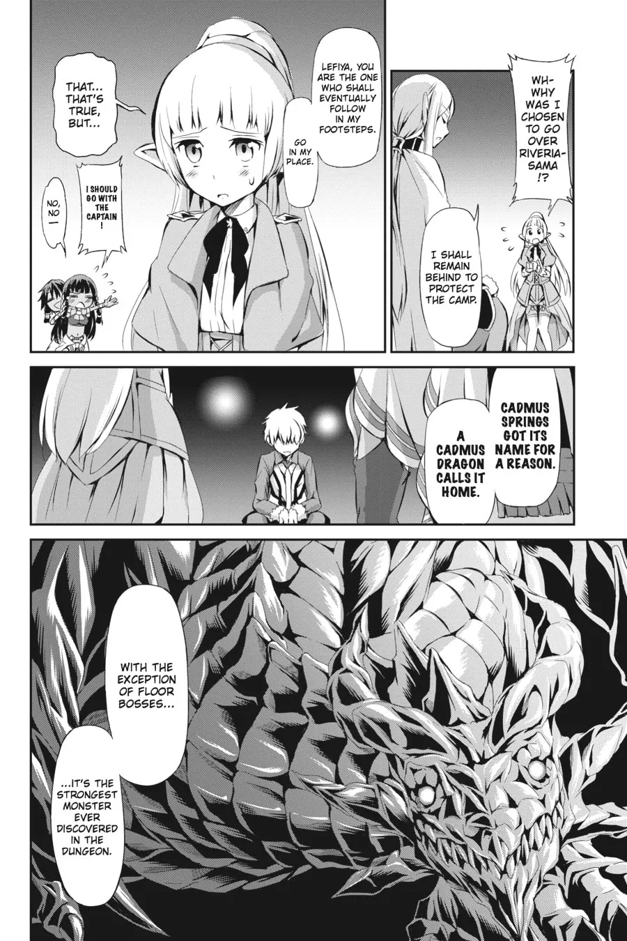 Is It Wrong to Try to Pick Up Girls in a Dungeon? On the Side: Sword Oratoria Chapter 1 page 52 - 