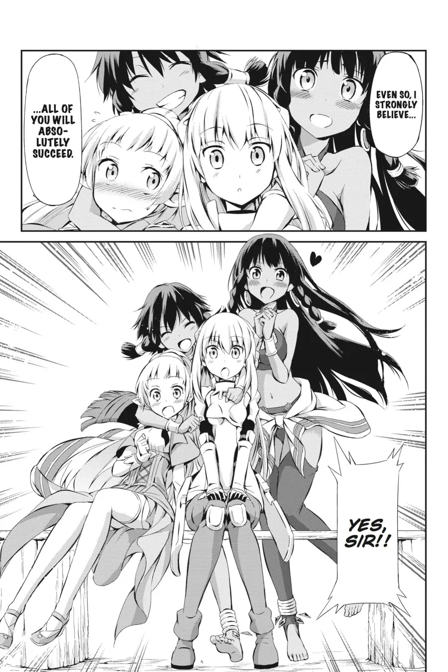 Is It Wrong to Try to Pick Up Girls in a Dungeon? On the Side: Sword Oratoria Chapter 1 page 53 - 