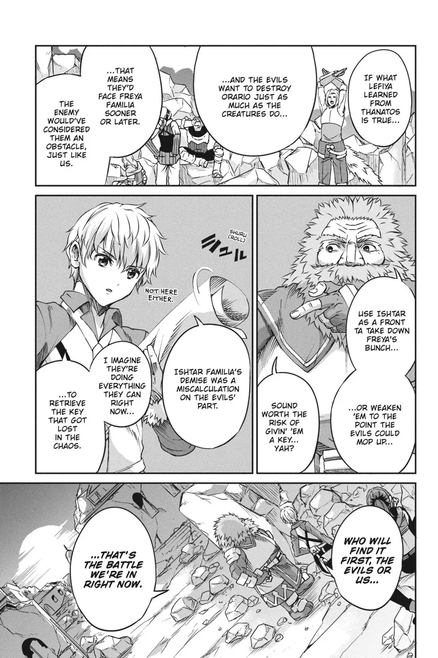 Is It Wrong to Try to Pick Up Girls in a Dungeon? On the Side: Sword Oratoria Chapter 2.1 page 34 - 