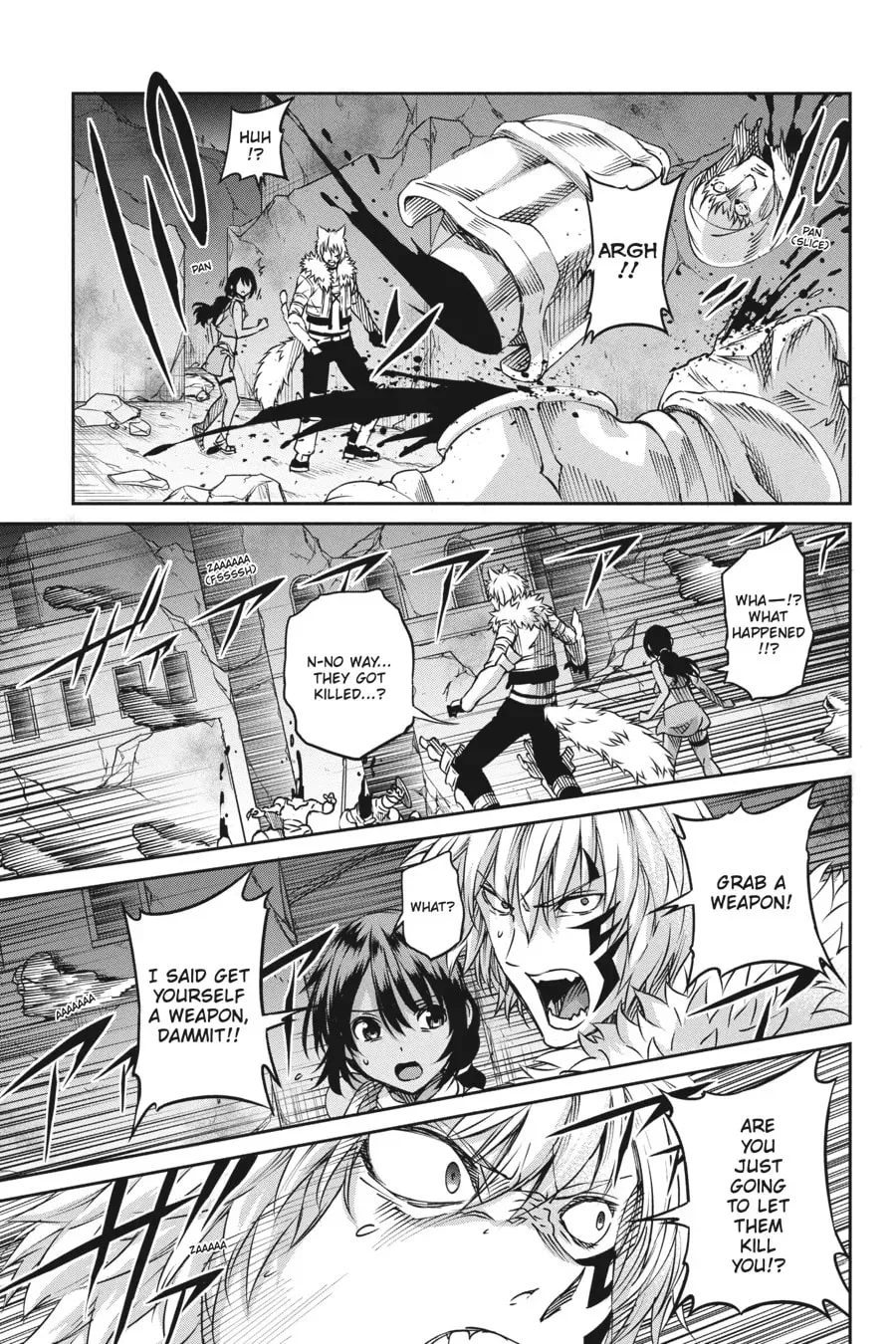 Is It Wrong to Try to Pick Up Girls in a Dungeon? On the Side: Sword Oratoria Chapter 2.1 page 42 - 
