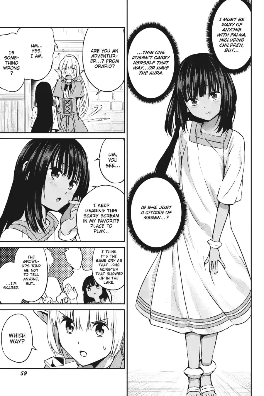 Is It Wrong to Try to Pick Up Girls in a Dungeon? On the Side: Sword Oratoria Chapter 2.4 page 3 - 