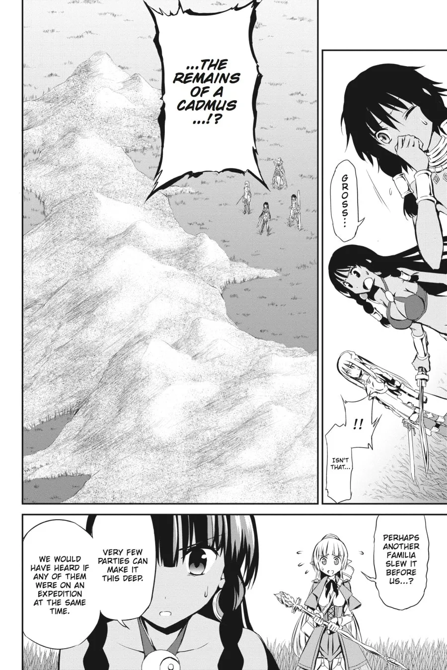 Is It Wrong to Try to Pick Up Girls in a Dungeon? On the Side: Sword Oratoria Chapter 2 page 32 - 