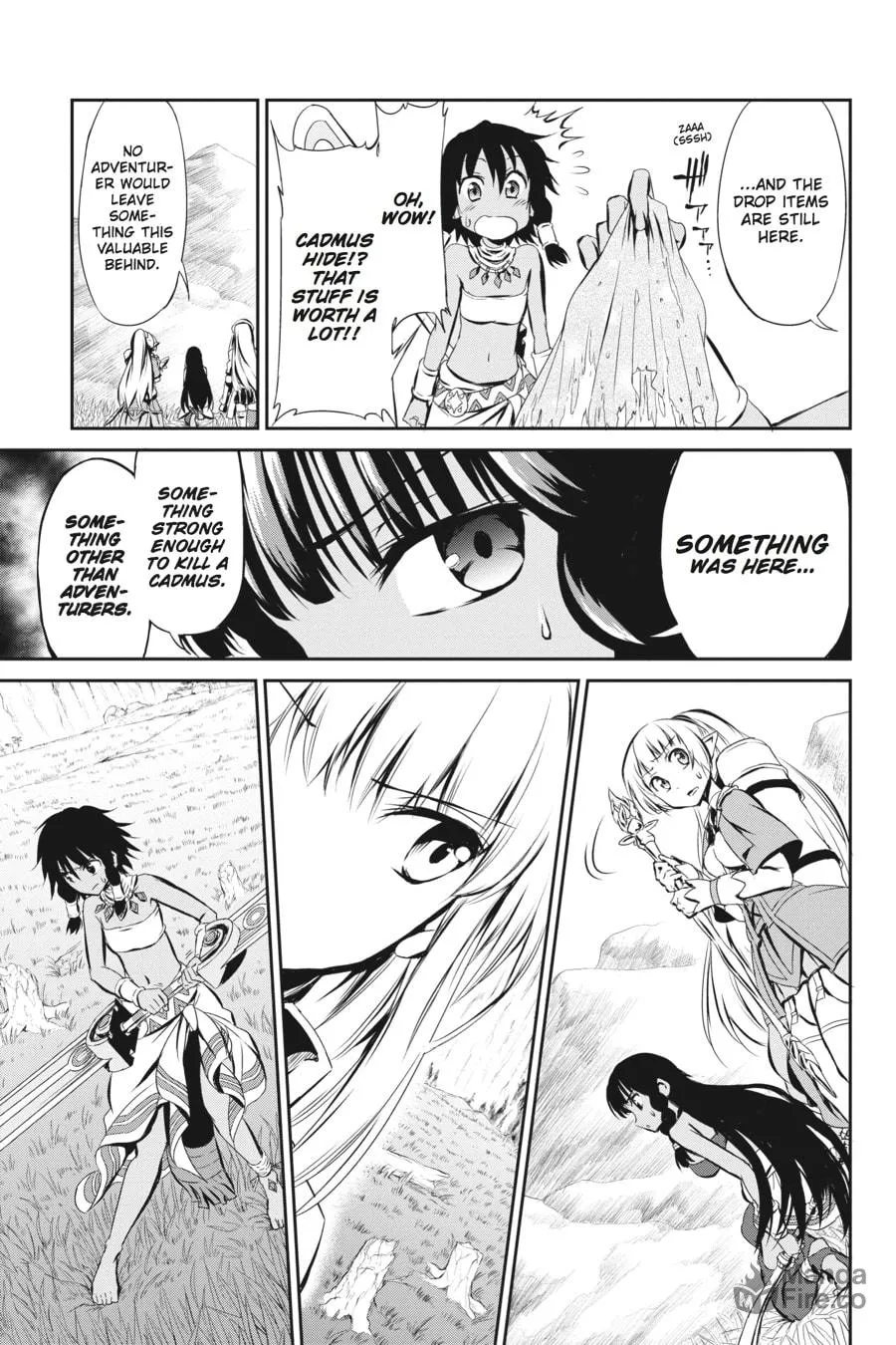 Is It Wrong to Try to Pick Up Girls in a Dungeon? On the Side: Sword Oratoria Chapter 2 page 33 - 