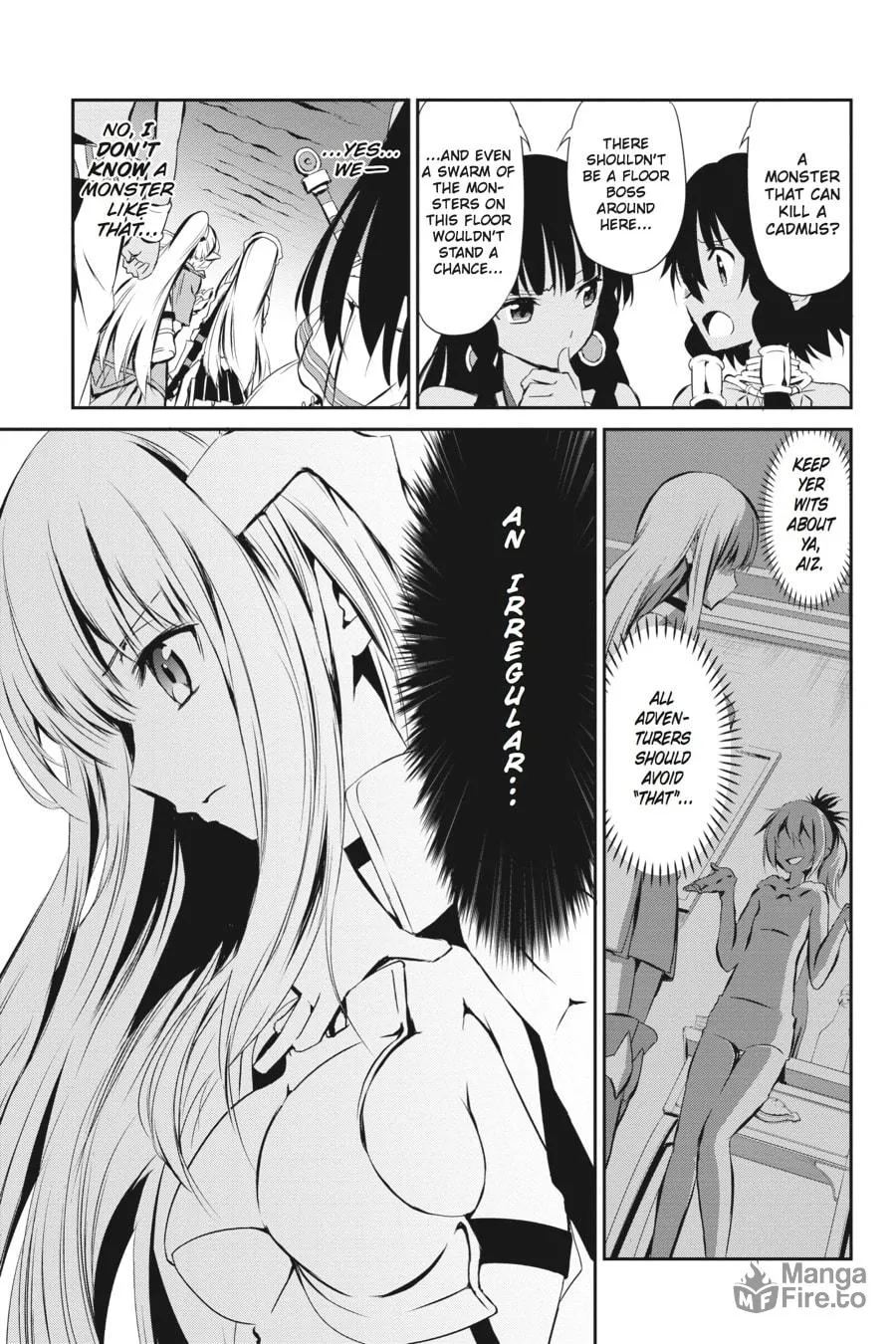 Is It Wrong to Try to Pick Up Girls in a Dungeon? On the Side: Sword Oratoria Chapter 2 page 35 - 