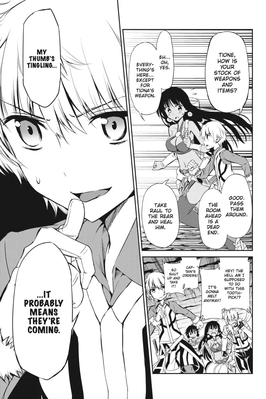 Is It Wrong to Try to Pick Up Girls in a Dungeon? On the Side: Sword Oratoria Chapter 2 page 47 - 