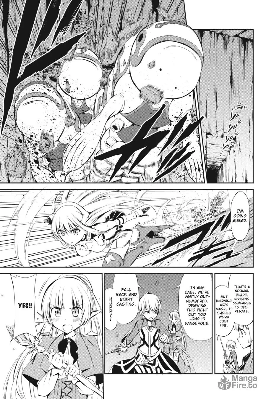 Is It Wrong to Try to Pick Up Girls in a Dungeon? On the Side: Sword Oratoria Chapter 2 page 54 - 