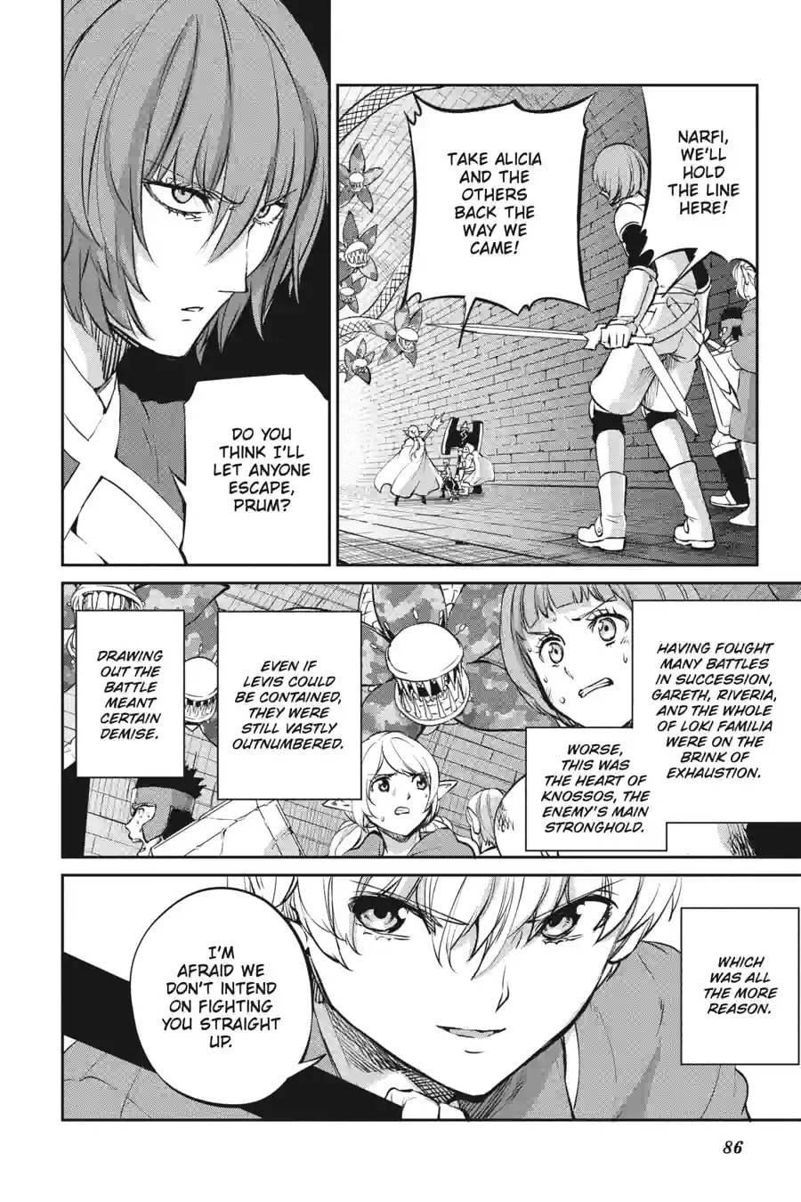Is It Wrong to Try to Pick Up Girls in a Dungeon? On the Side: Sword Oratoria Chapter 254 page 8 - 