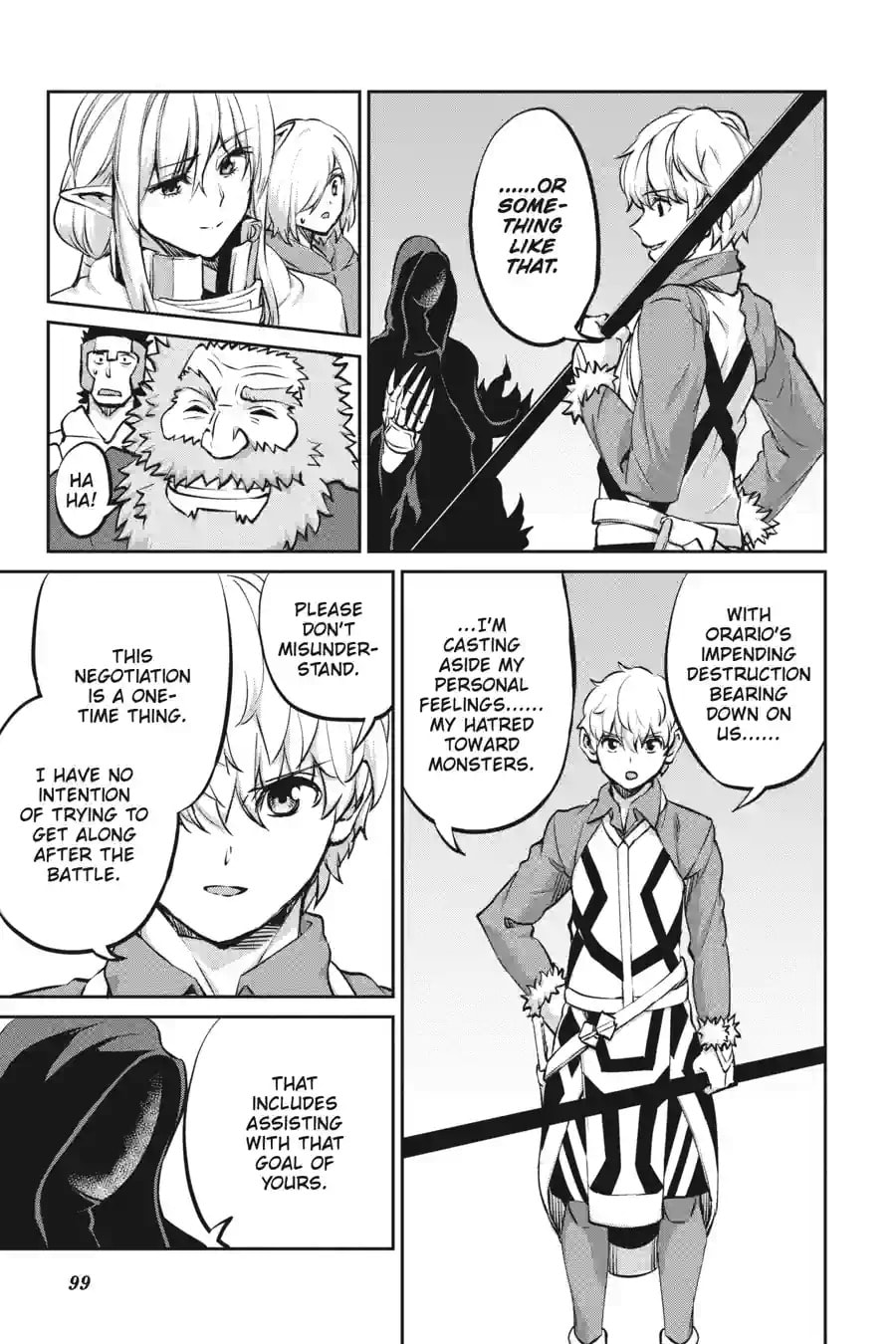 Is It Wrong to Try to Pick Up Girls in a Dungeon? On the Side: Sword Oratoria Chapter 255 page 7 - 