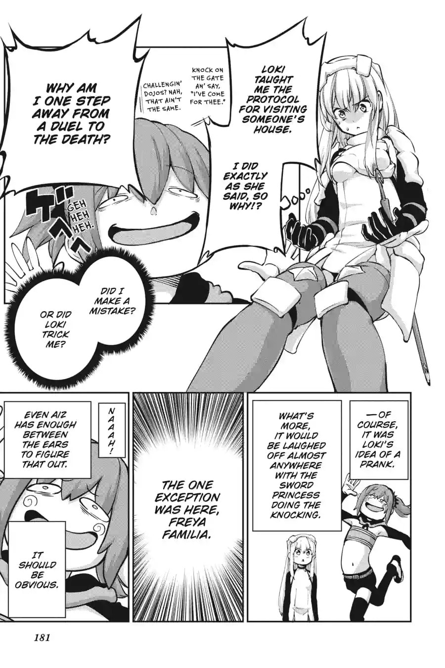Is It Wrong to Try to Pick Up Girls in a Dungeon? On the Side: Sword Oratoria Chapter 260 page 4 - 