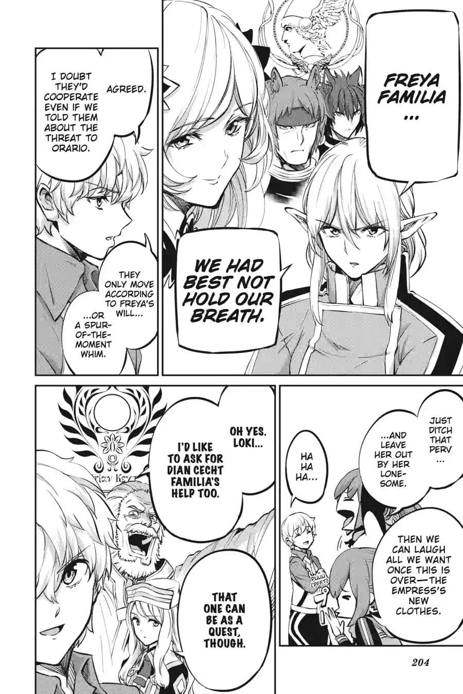 Is It Wrong to Try to Pick Up Girls in a Dungeon? On the Side: Sword Oratoria Chapter 261 page 10 - 