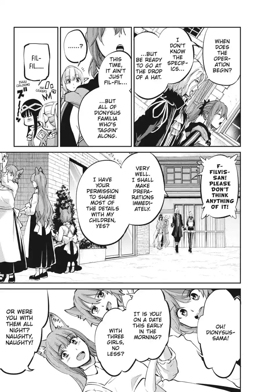 Is It Wrong to Try to Pick Up Girls in a Dungeon? On the Side: Sword Oratoria Chapter 263 page 1 - 