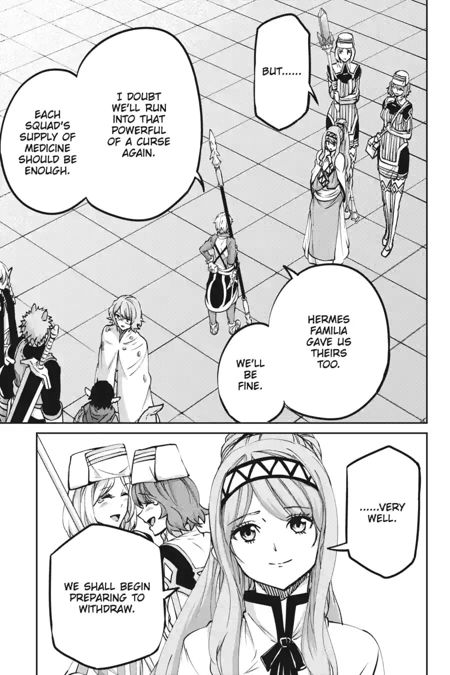 Is It Wrong to Try to Pick Up Girls in a Dungeon? On the Side: Sword Oratoria Chapter 284 page 4 - 