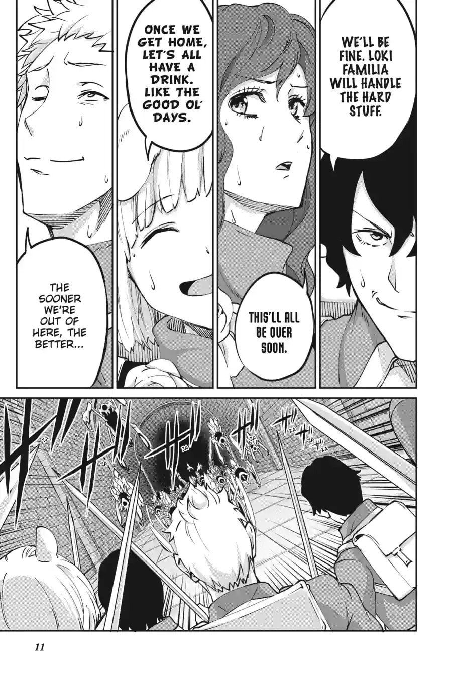 Is It Wrong to Try to Pick Up Girls in a Dungeon? On the Side: Sword Oratoria Chapter 286 page 9 - 