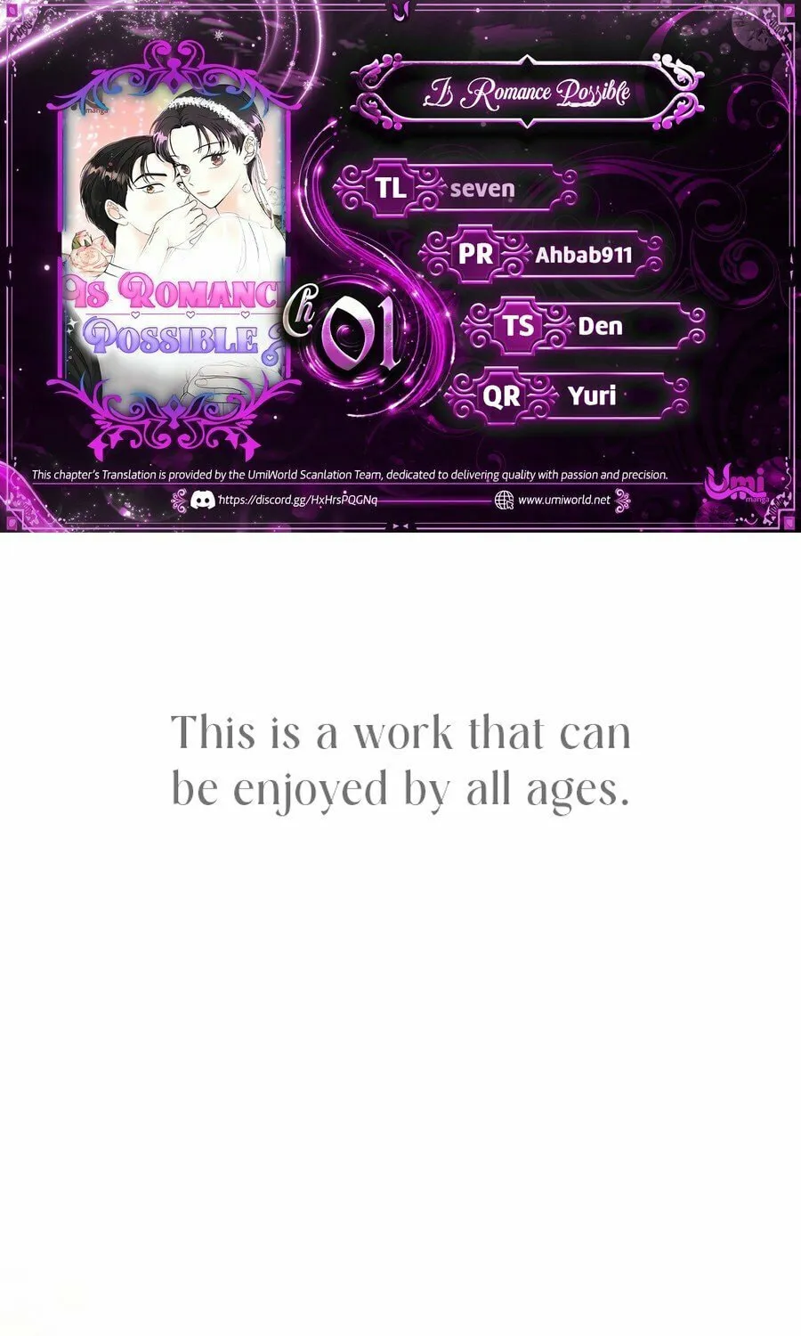 Is romance possible? Chapter 1 page 1 - 