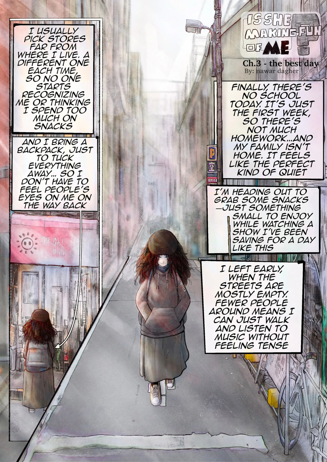 Is she making fun of me? Chapter 3 page 1 - 