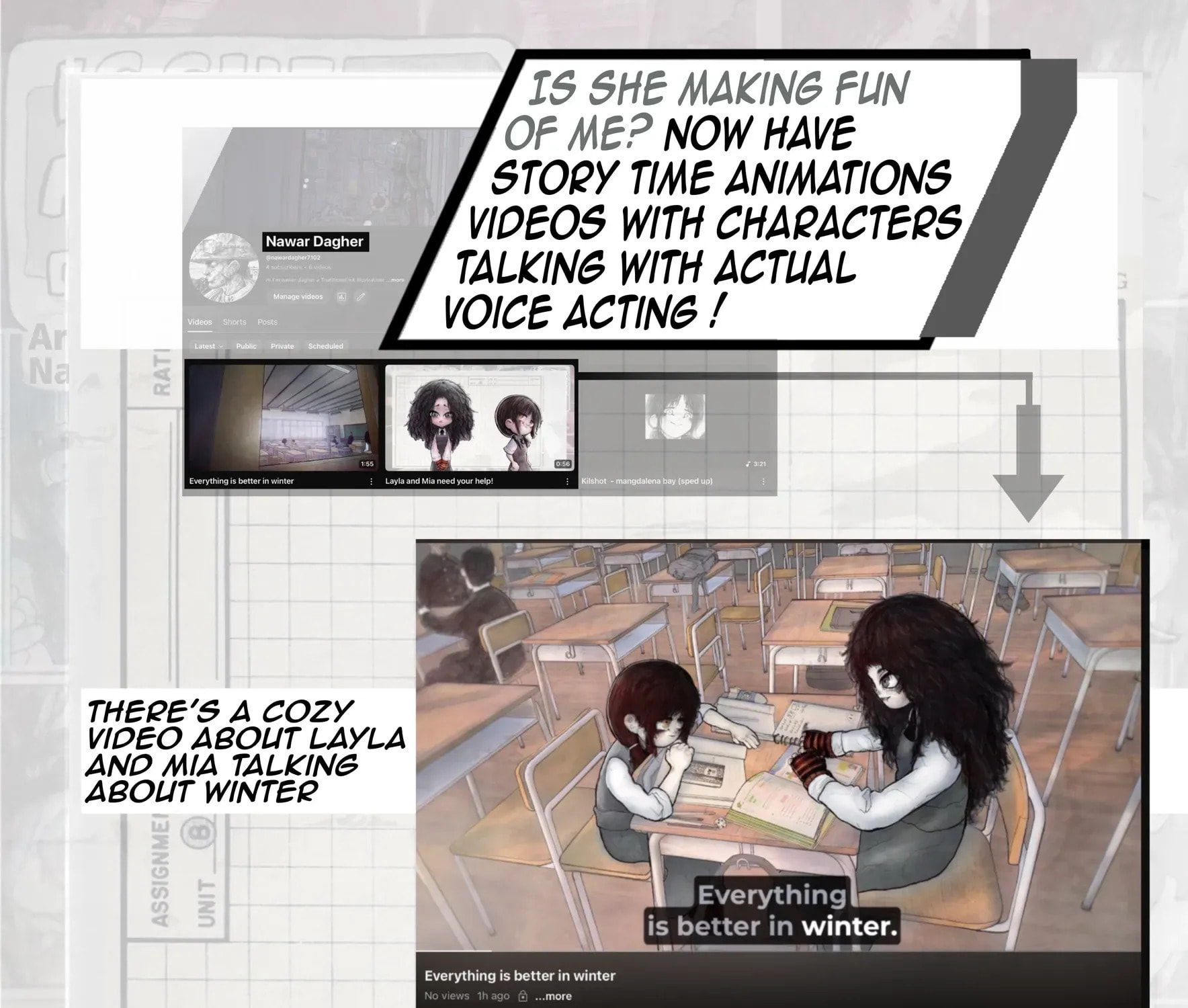 Is she making fun of me? Chapter 4.5 page 1 - 
