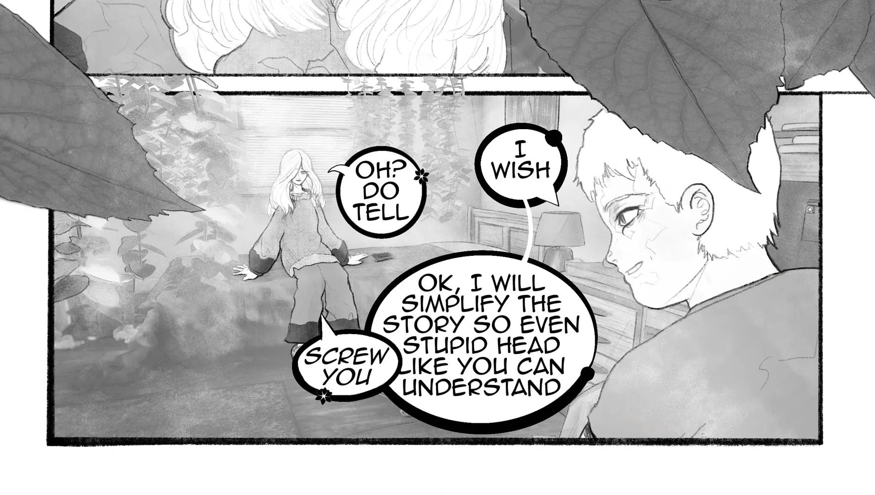 Is she making fun of me? Chapter 4 page 8 - 