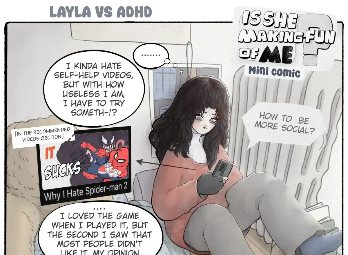 Is she making fun of me? Chapter 9.5 page 1 - 