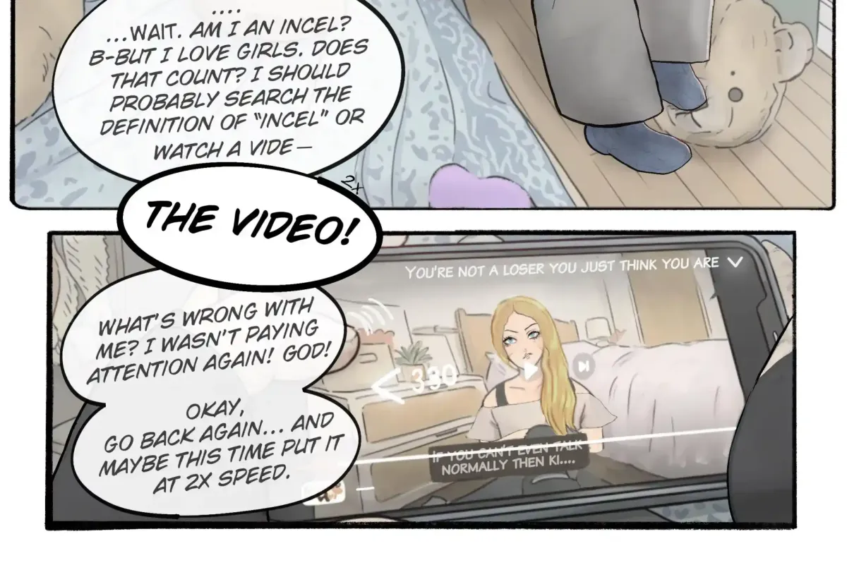 Is she making fun of me? Chapter 9.5 page 4 - 