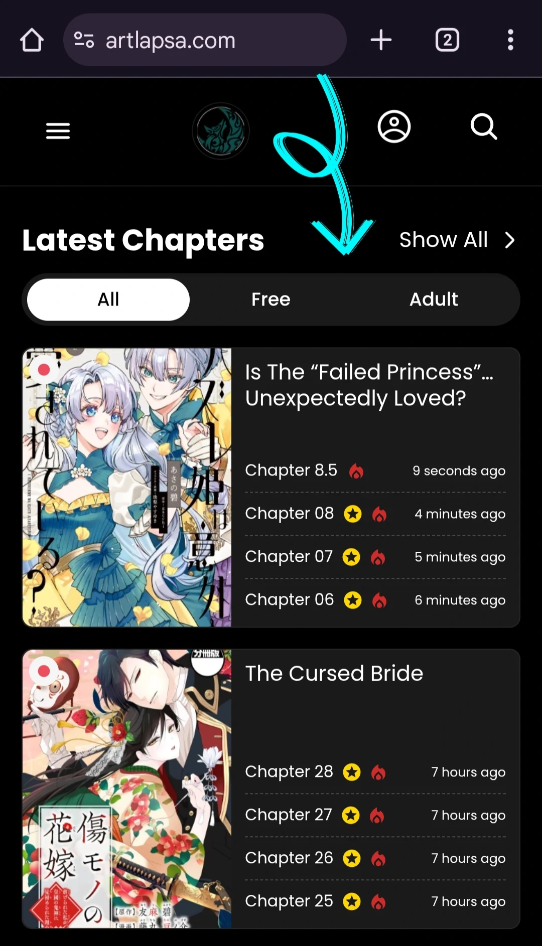 Is the “Failed Princess”… Unexpectedly Loved? Chapter 2 page 2 - 