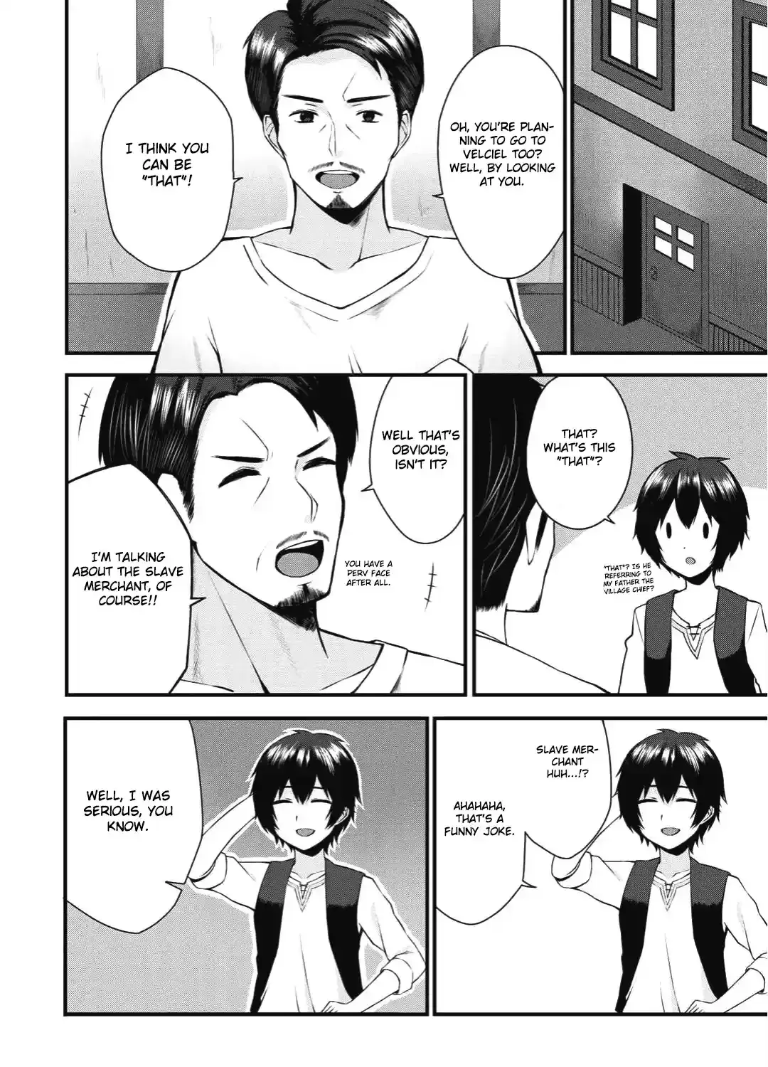 Is the Only Option a Slave Merchant?: Harem? What is that, is It Tasty Chapter 1 page 34 - 