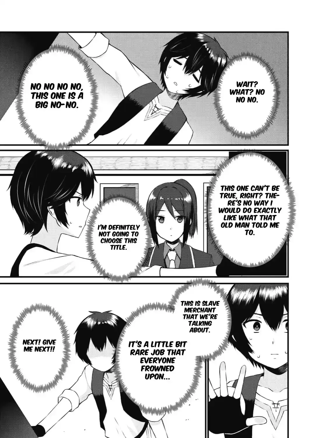 Is the Only Option a Slave Merchant?: Harem? What is that, is It Tasty Chapter 1 page 56 - 