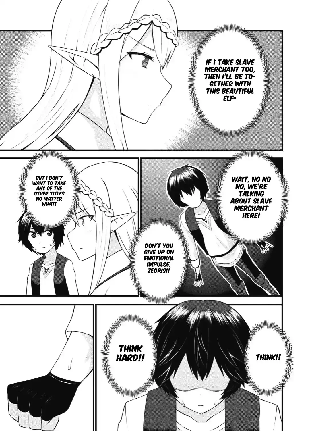 Is the Only Option a Slave Merchant?: Harem? What is that, is It Tasty Chapter 1 page 64 - 