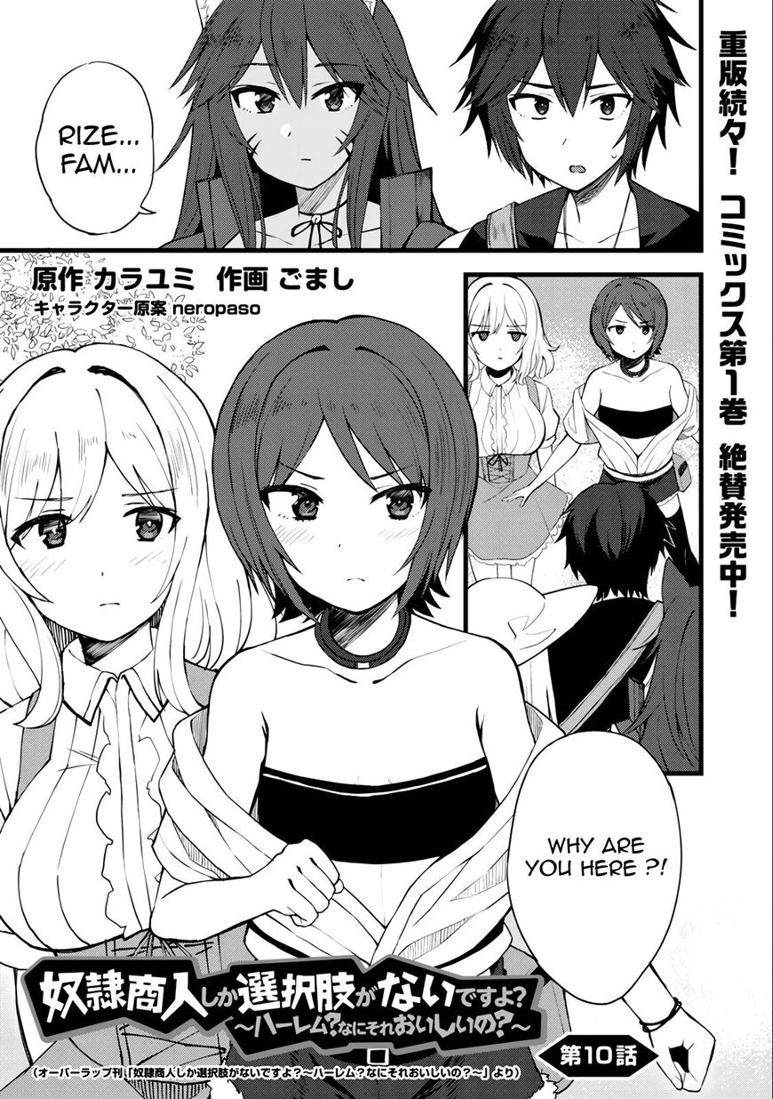 Is the Only Option a Slave Merchant?: Harem? What is that, is It Tasty Chapter 10 page 2 - 
