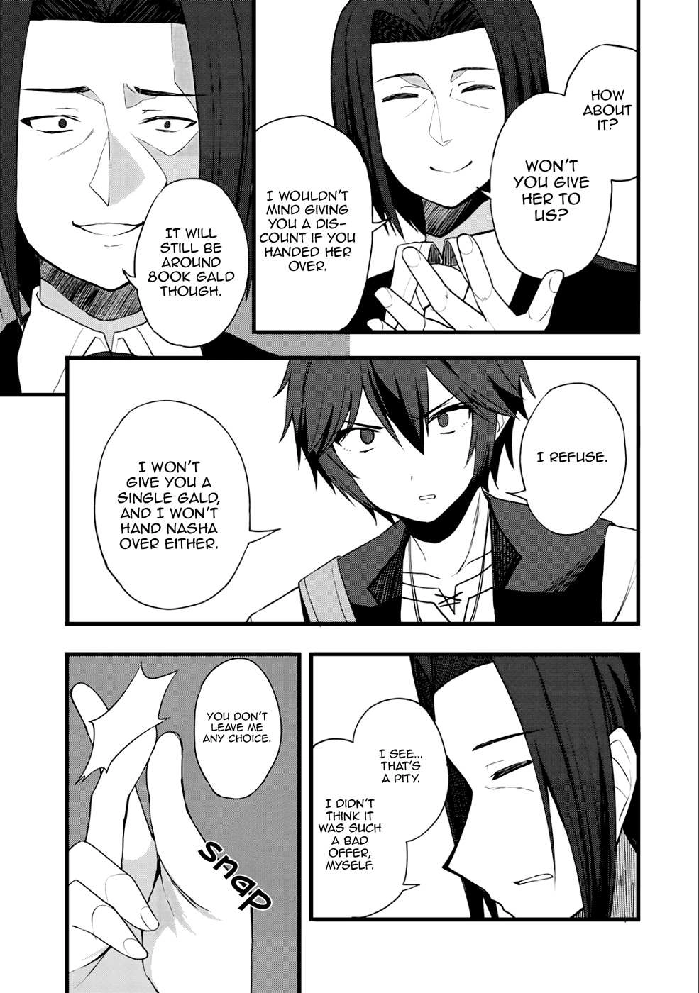 Is the Only Option a Slave Merchant?: Harem? What is that, is It Tasty Chapter 11 page 21 - 