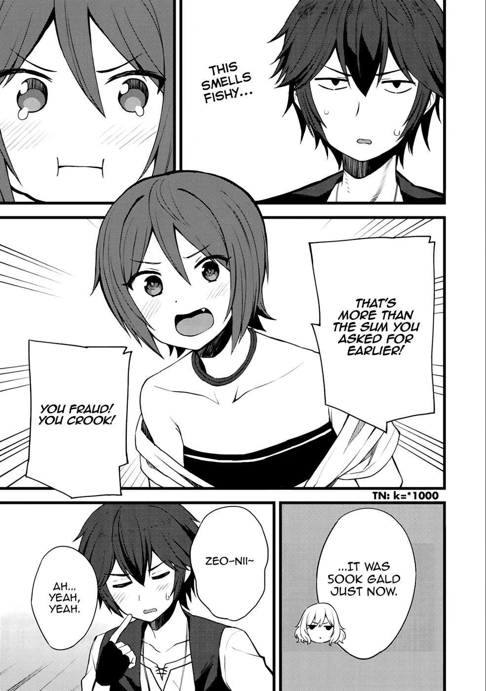 Is the Only Option a Slave Merchant?: Harem? What is that, is It Tasty Chapter 11 page 8 - 