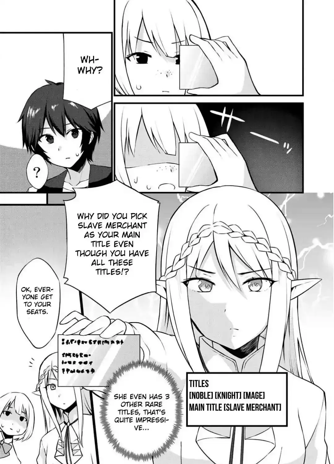 Is the Only Option a Slave Merchant?: Harem? What is that, is It Tasty Chapter 2 page 12 - 