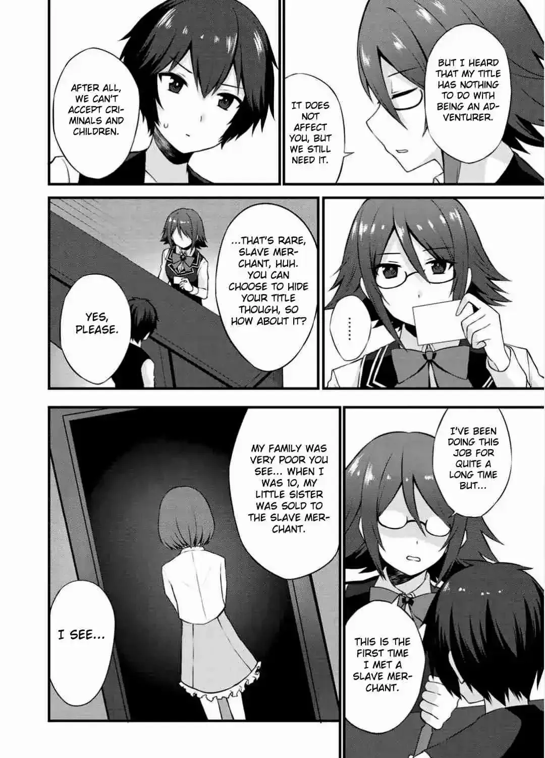 Is the Only Option a Slave Merchant?: Harem? What is that, is It Tasty Chapter 2 page 38 - 