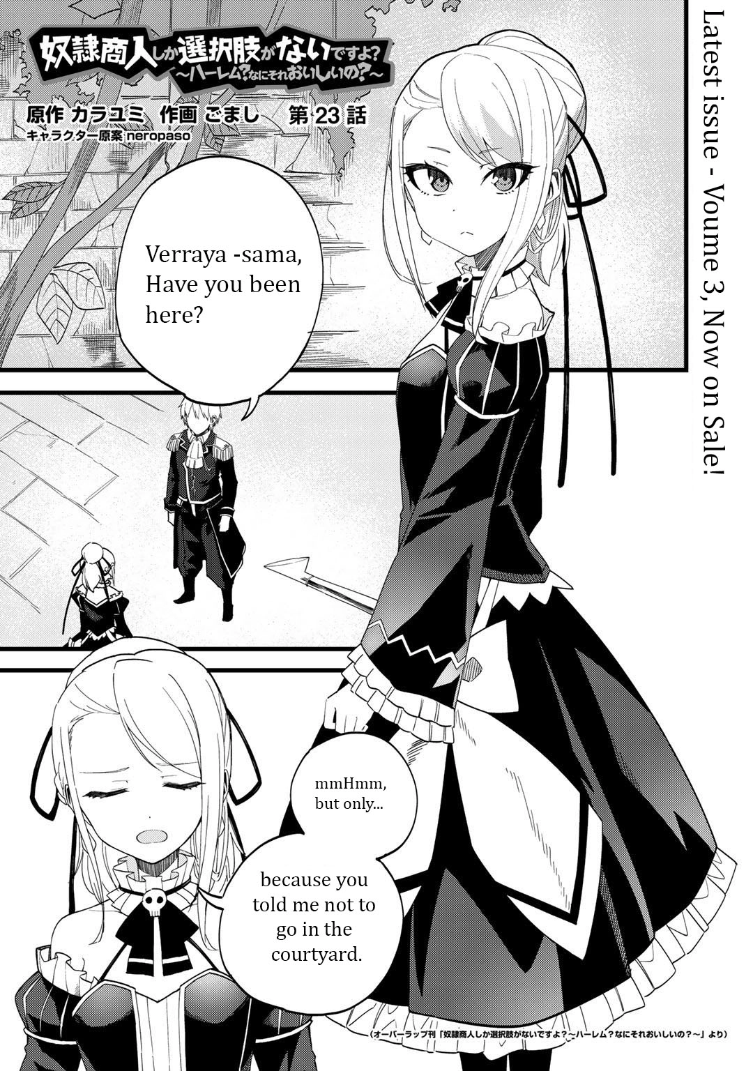 Is the Only Option a Slave Merchant?: Harem? What is that, is It Tasty Chapter 23 page 2 - 