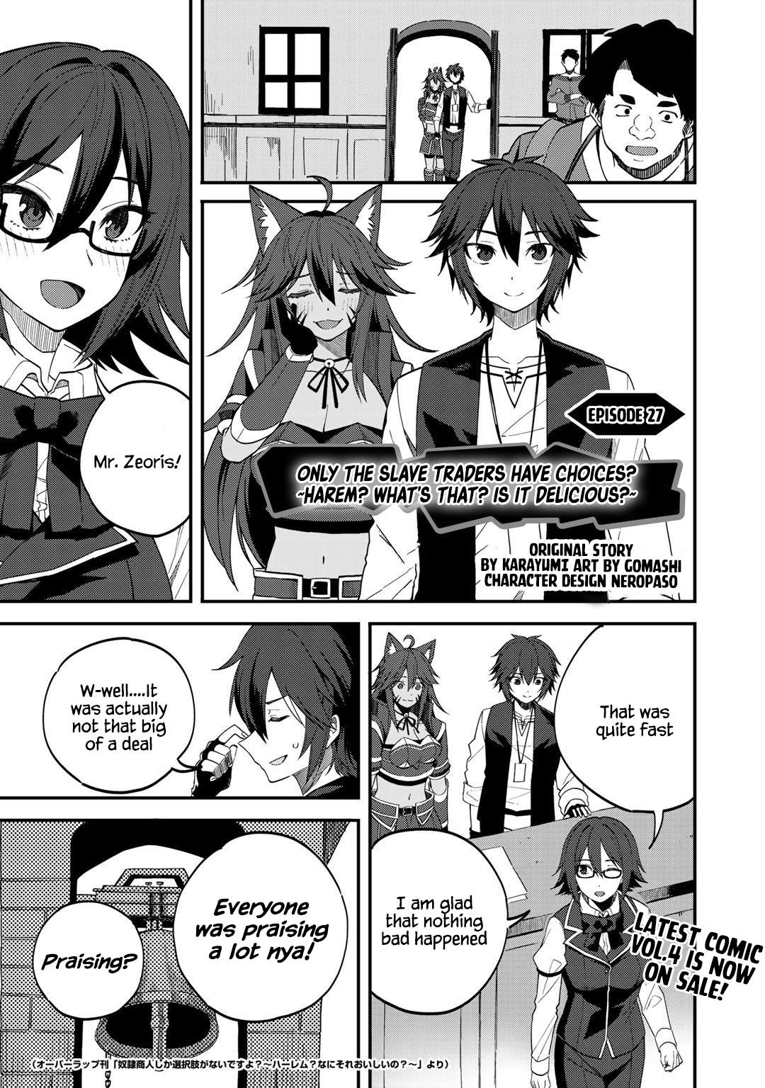 Is the Only Option a Slave Merchant?: Harem? What is that, is It Tasty Chapter 27 page 1 - 