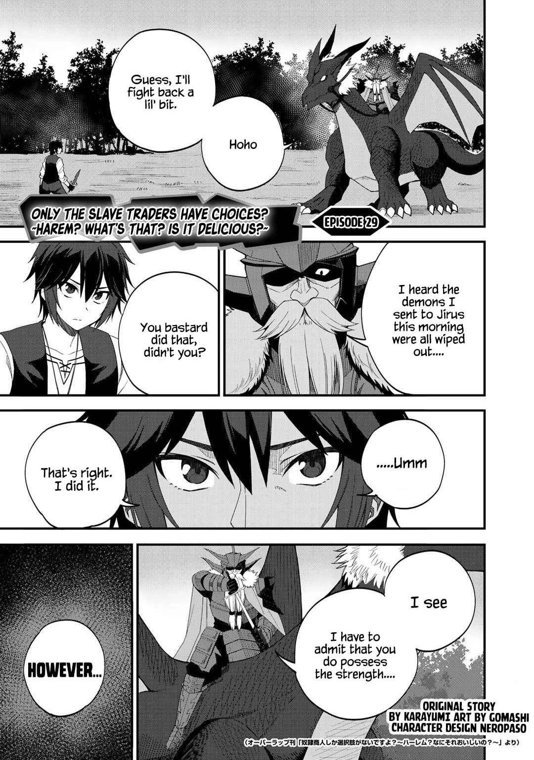 Is the Only Option a Slave Merchant?: Harem? What is that, is It Tasty Chapter 29 page 1 - 