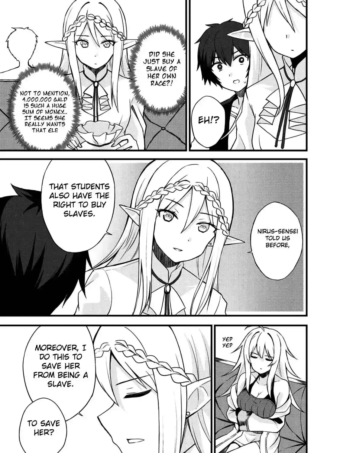 Is the Only Option a Slave Merchant?: Harem? What is that, is It Tasty Chapter 3 page 35 - 