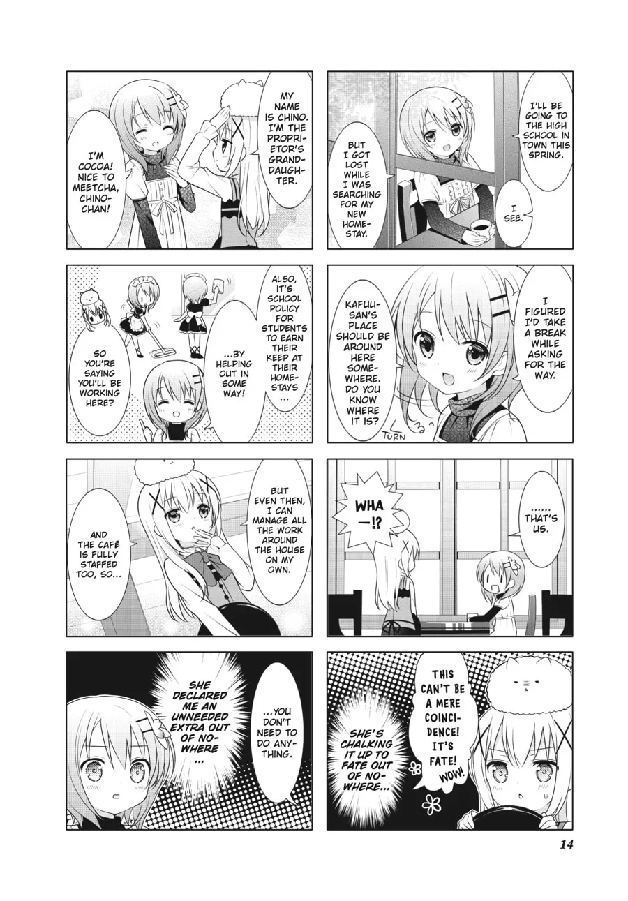Is the order a rabbit? Chapter 1 page 4 - 
