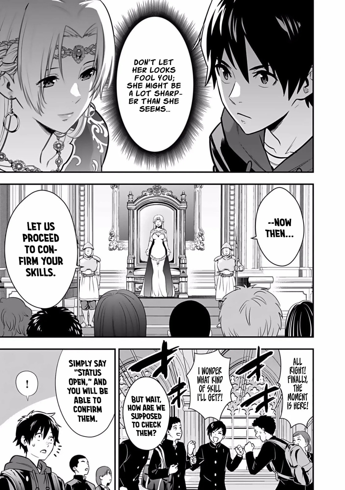 Isekai Class Shoukan saretara R1○ no Skill wo Kakutoku shita node ○ritai Houdai sasete Moraimasu! Chapter 1 page 13 - 