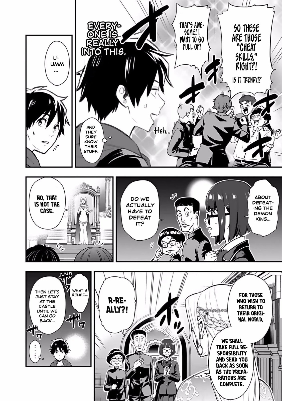 Isekai Class Shoukan saretara R1○ no Skill wo Kakutoku shita node ○ritai Houdai sasete Moraimasu! Chapter 1 page 7 - 
