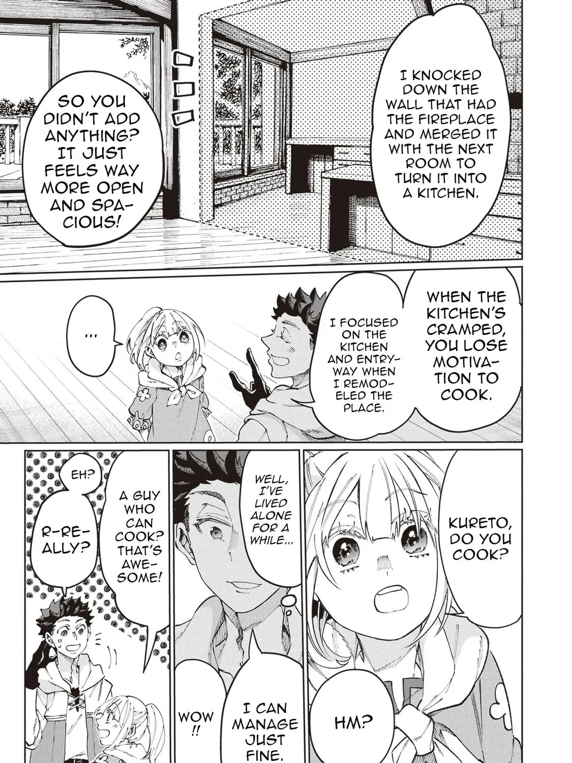 Isekai de Hajimeru ni Kyoten Seikatsu ~Kuukan Mahou de Outo to Inaka wo Ittari Kitari~ Chapter 12 page 33 - 