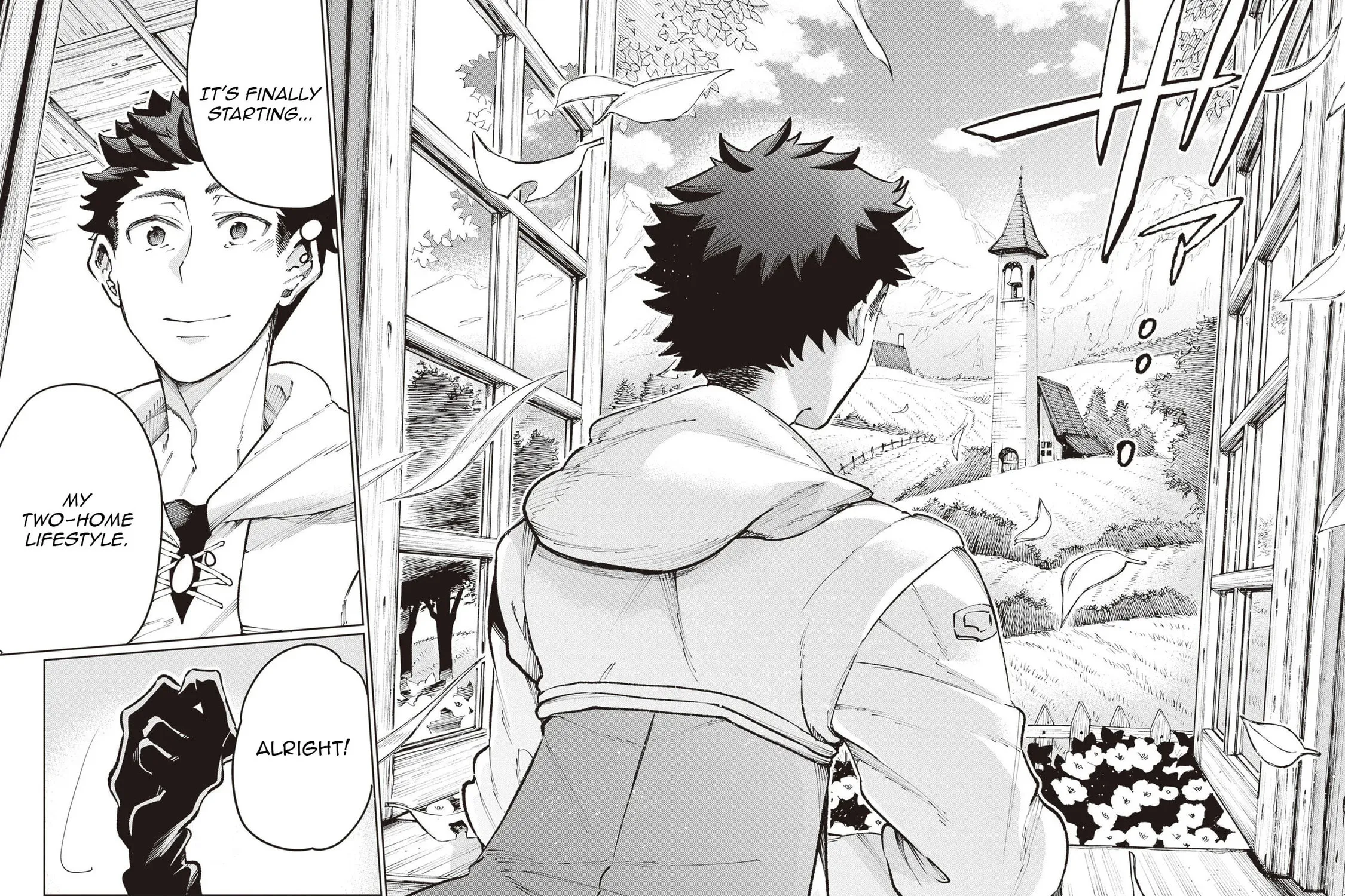 Isekai de Hajimeru ni Kyoten Seikatsu ~Kuukan Mahou de Outo to Inaka wo Ittari Kitari~ Chapter 12 page 53 - 