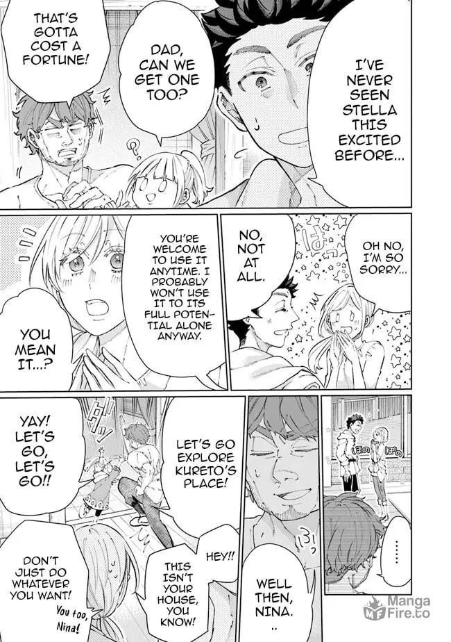 Isekai de Hajimeru ni Kyoten Seikatsu ~Kuukan Mahou de Outo to Inaka wo Ittari Kitari~ Chapter 13 page 9 - 
