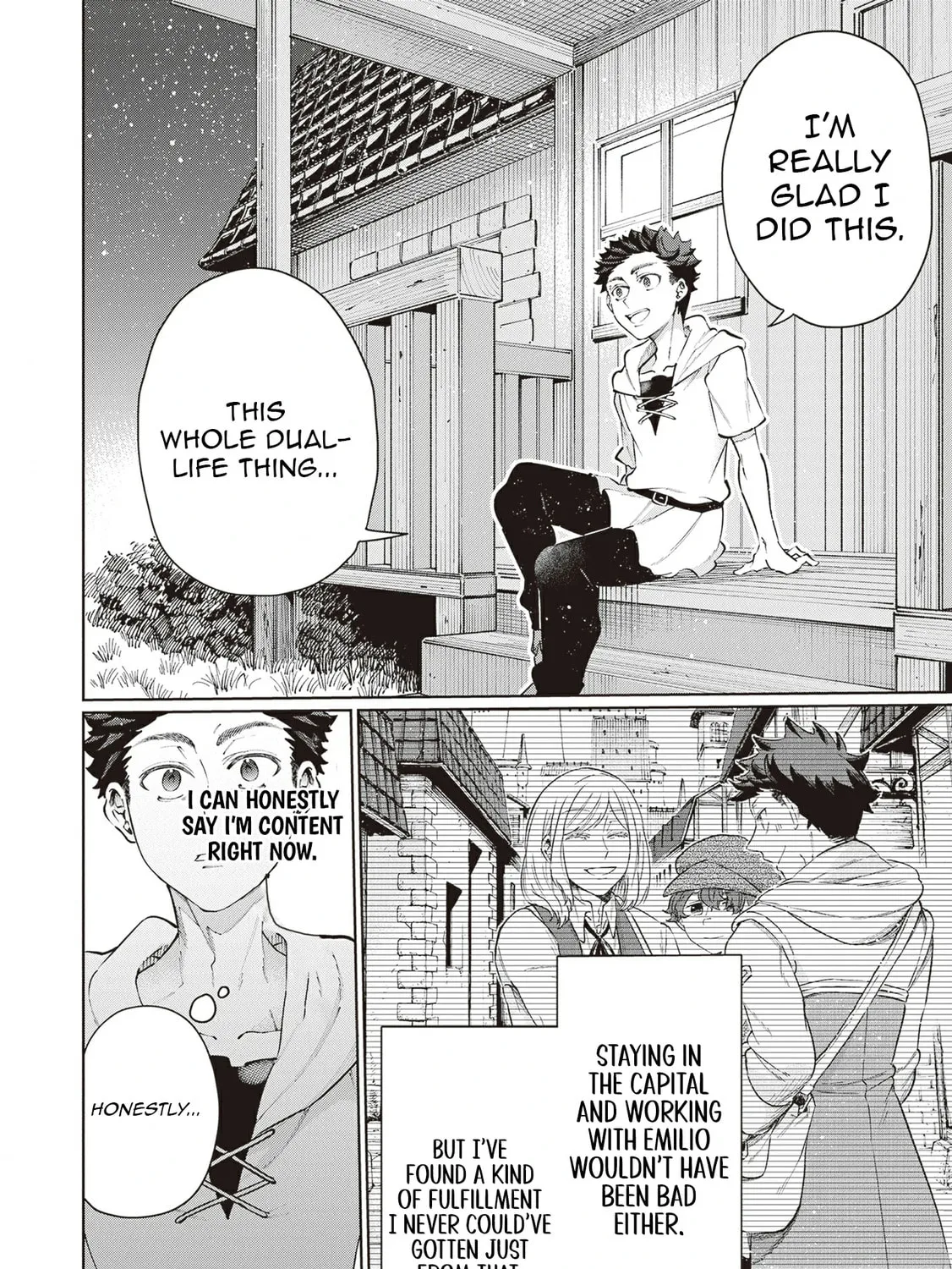 Isekai de Hajimeru ni Kyoten Seikatsu ~Kuukan Mahou de Outo to Inaka wo Ittari Kitari~ Chapter 21 page 49 - 