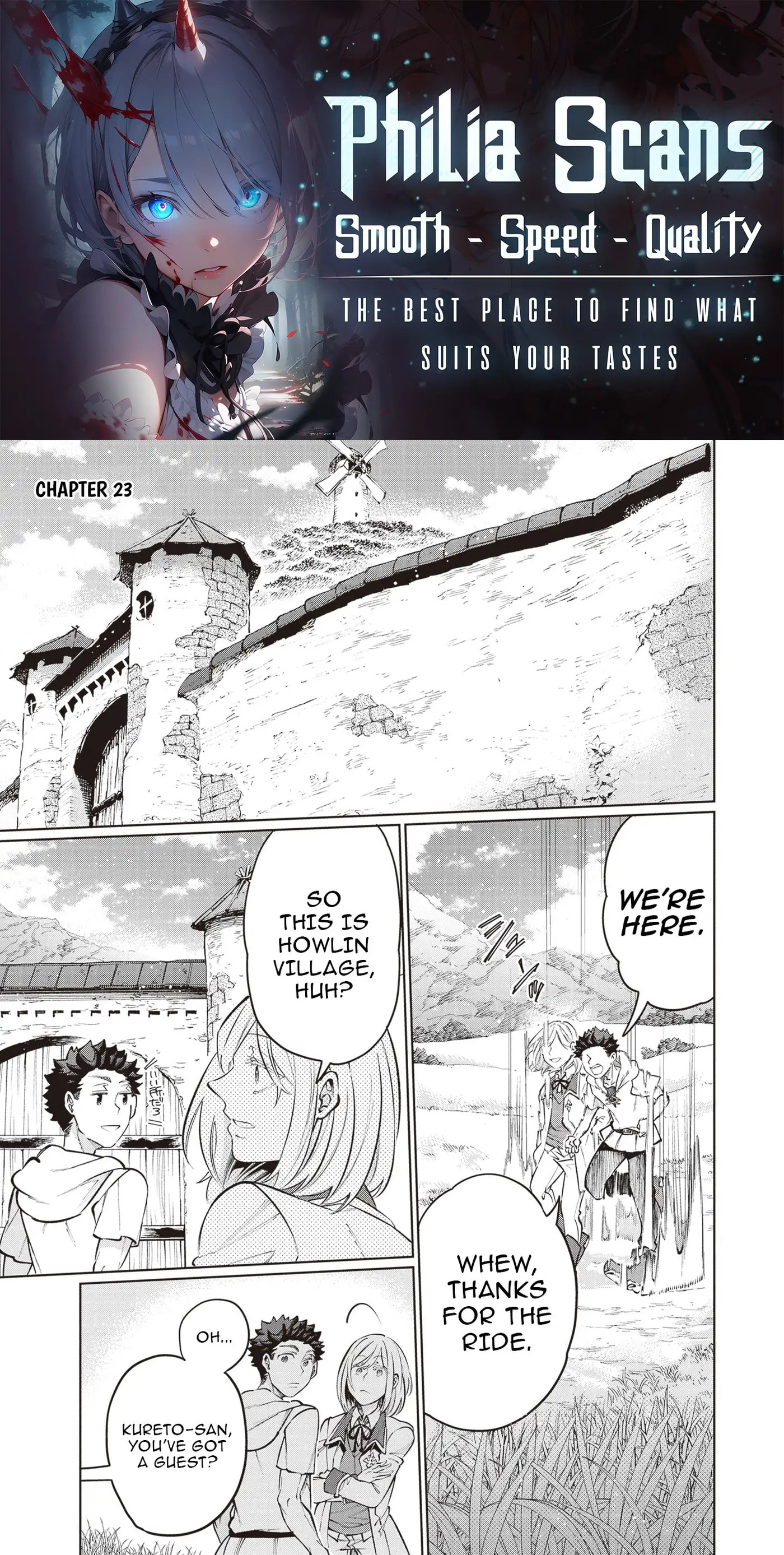 Isekai de Hajimeru ni Kyoten Seikatsu ~Kuukan Mahou de Outo to Inaka wo Ittari Kitari~ Chapter 23 page 1 - 