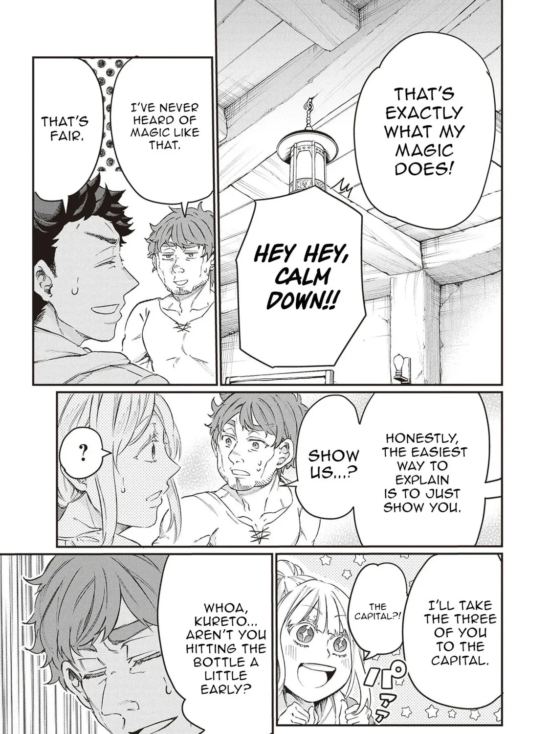 Isekai de Hajimeru ni Kyoten Seikatsu ~Kuukan Mahou de Outo to Inaka wo Ittari Kitari~ Chapter 7 page 33 - 