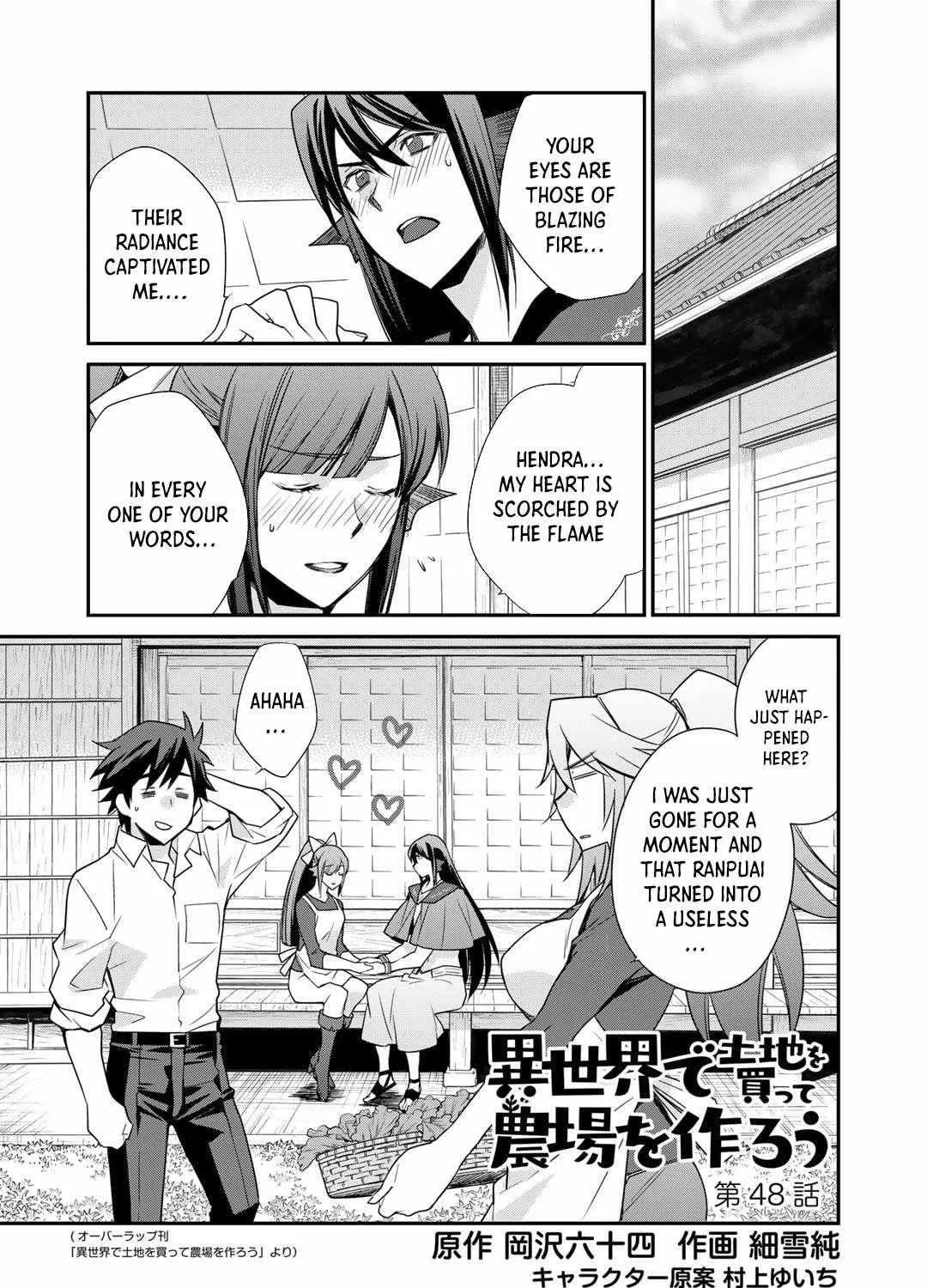 Isekai de Tochi o Katte Noujou o Tsukurou Chapter 48 page 3 - 